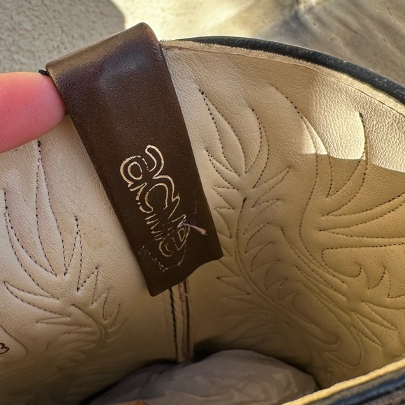 ACME! RARE VINTAGE COWBOY BOOTS SIZE MENS 9D~ EMBROIDERED WESTERN BOOTS IN BROWN - Picture 5 of 17